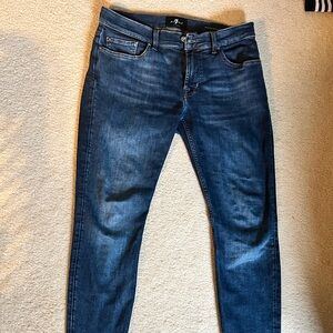 Slightly used 7 for all mankind Paxtyn Tapered jeans
